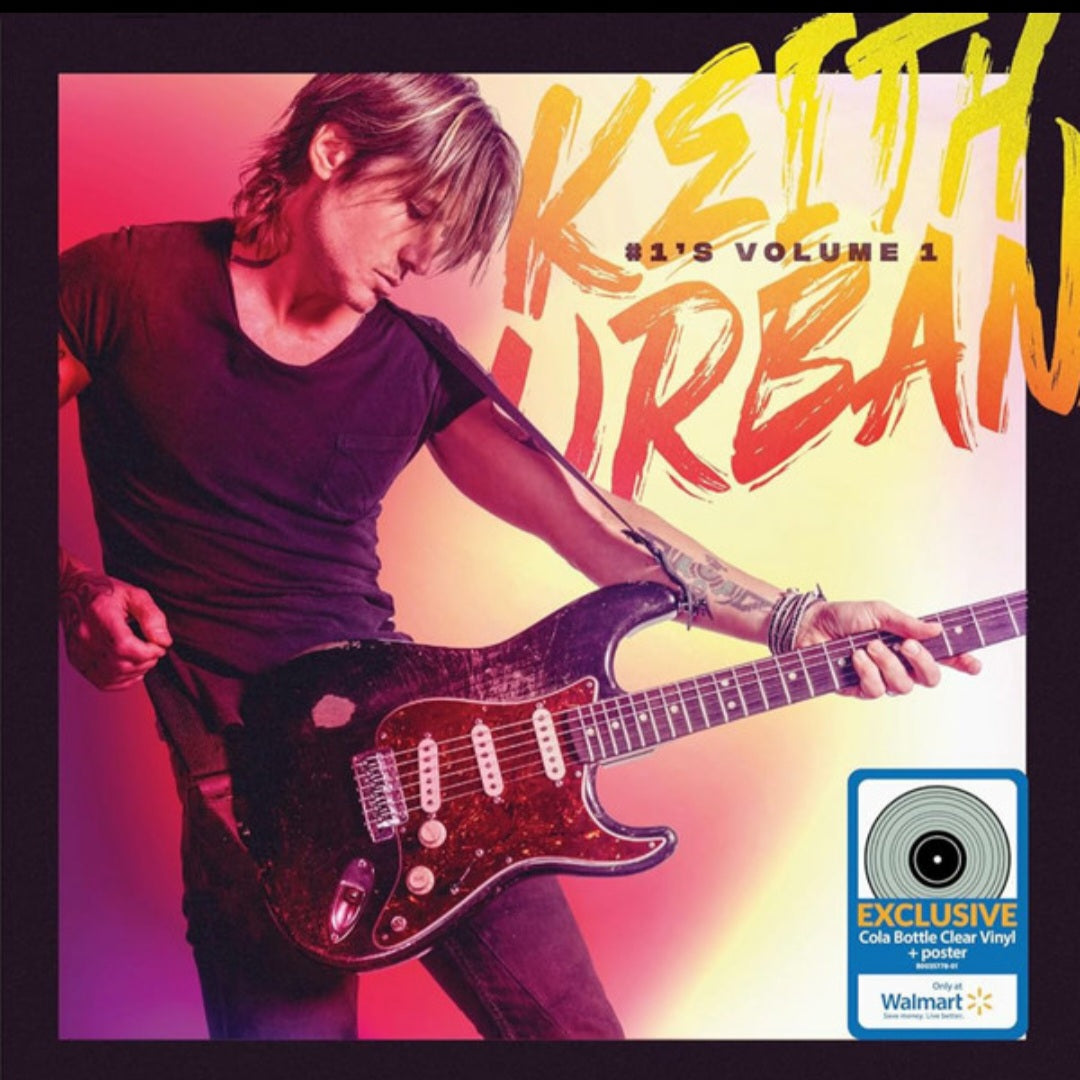 KEITH URBAN : # 1'S VOLUME 1 LTD LP 180G COKE BOTTLE CLEAR VINYL