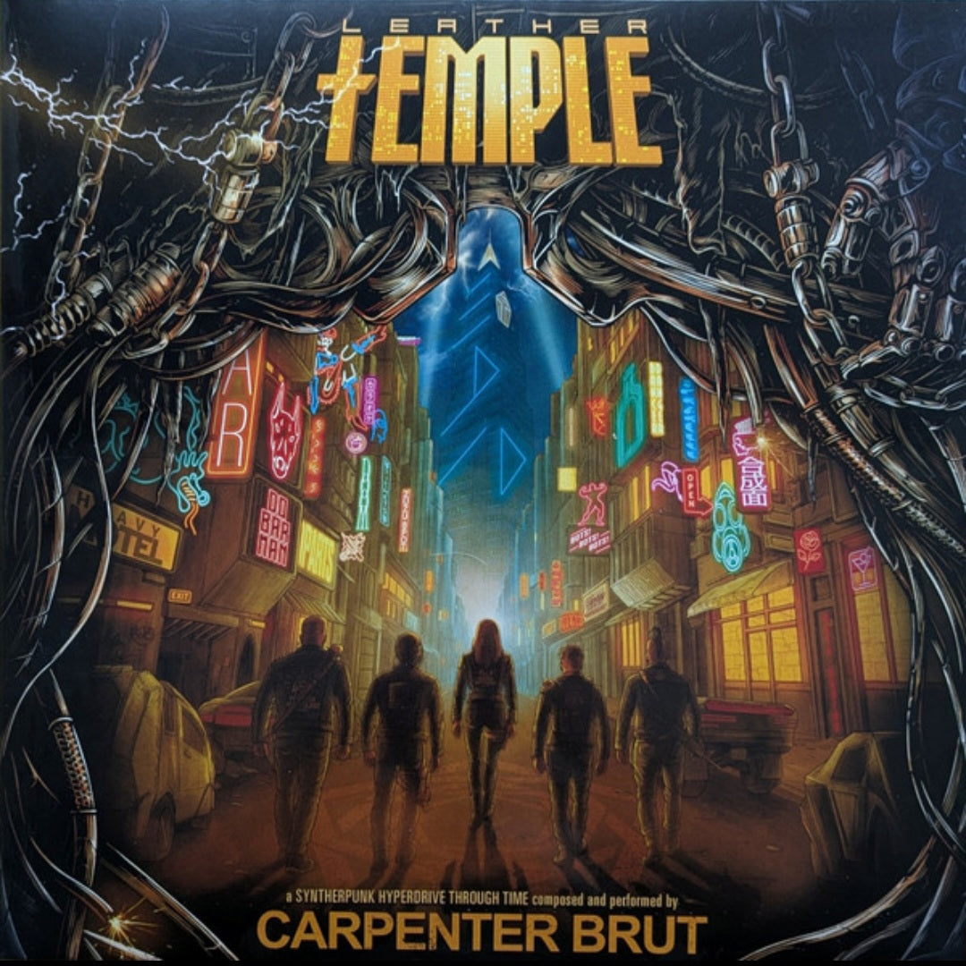CARPENTER BRUT : LEATHER TEMPLE LTD YELLOW VINYL