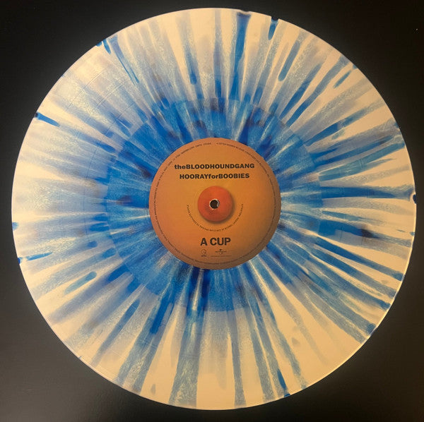 BLOODHOUND GANG : HOORAY FOR BOOBIES LTD 2LP 180G WHITE BLUE YELLOW SPLATTER VINYL
