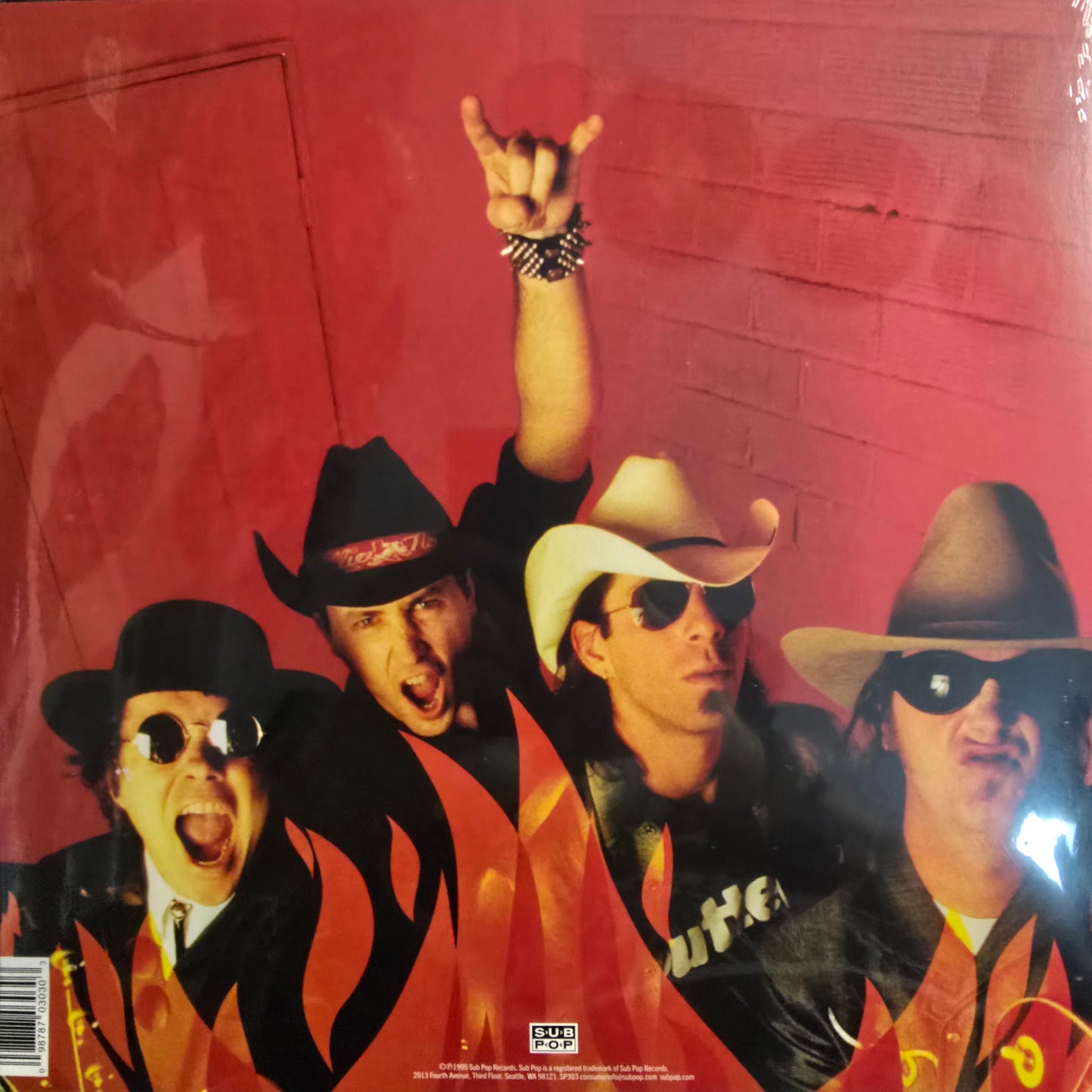 THE SUPERSUCKERS : THE SACRILICIOUS SOUNDS OF THE SUPERSUCKERS LTD LP 180G RED VINYL