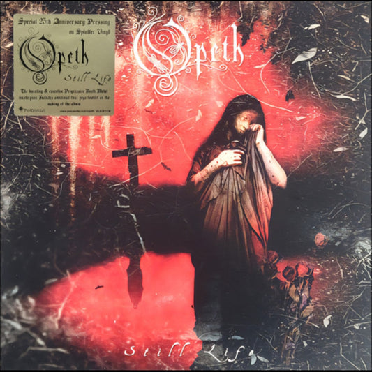 OPETH : STILL LIFE LTD 25TH ANNIVERSARY 2LP 180G RED BLACK SPLATTER VINYL