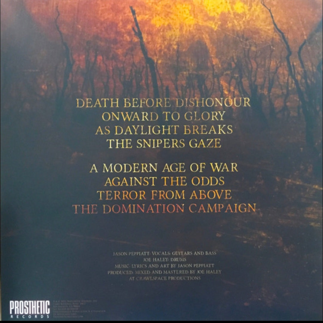 DOMINATION CAMPAIGN : ONWARD TO GLORY LTD LP 180G RED ORANGE SPLATTER VINYL