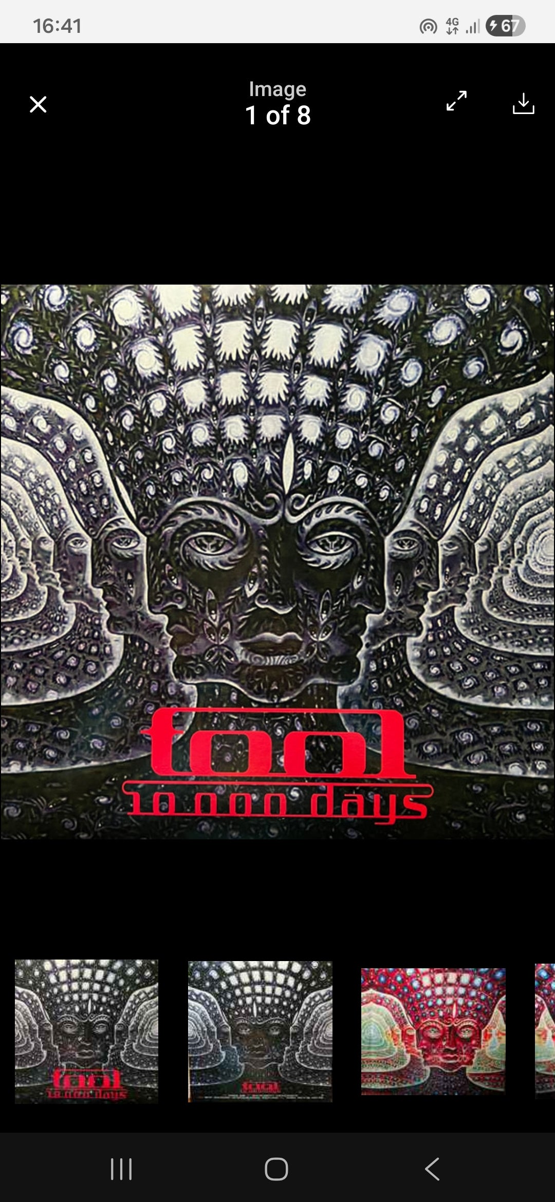 TOOL : 10 000 DAYS 2LP 180G GREY VINYL UNOFFICIAL PRESSING