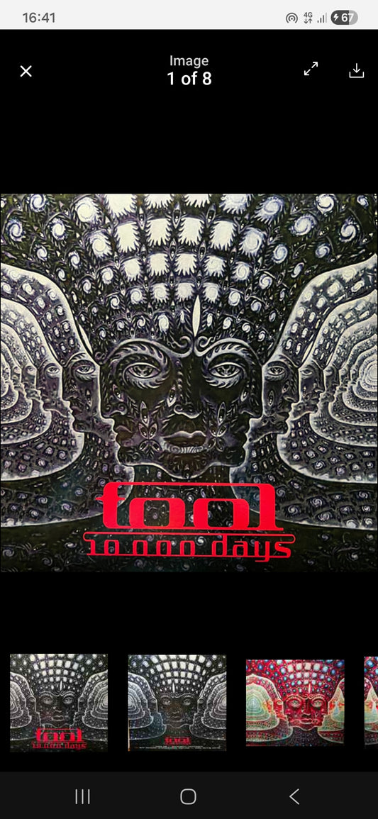 TOOL : 10 000 DAYS 2LP 180G GREY VINYL UNOFFICIAL PRESSING