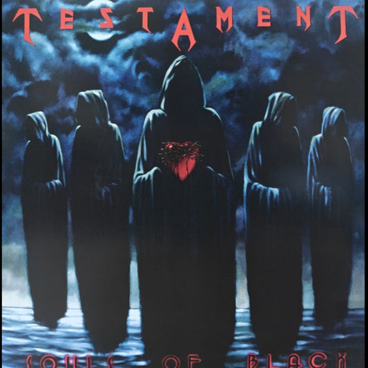 TESTAMENT : SOULS OF BLACK LTD LP 180G RED BLACK SPLATTER VINYL