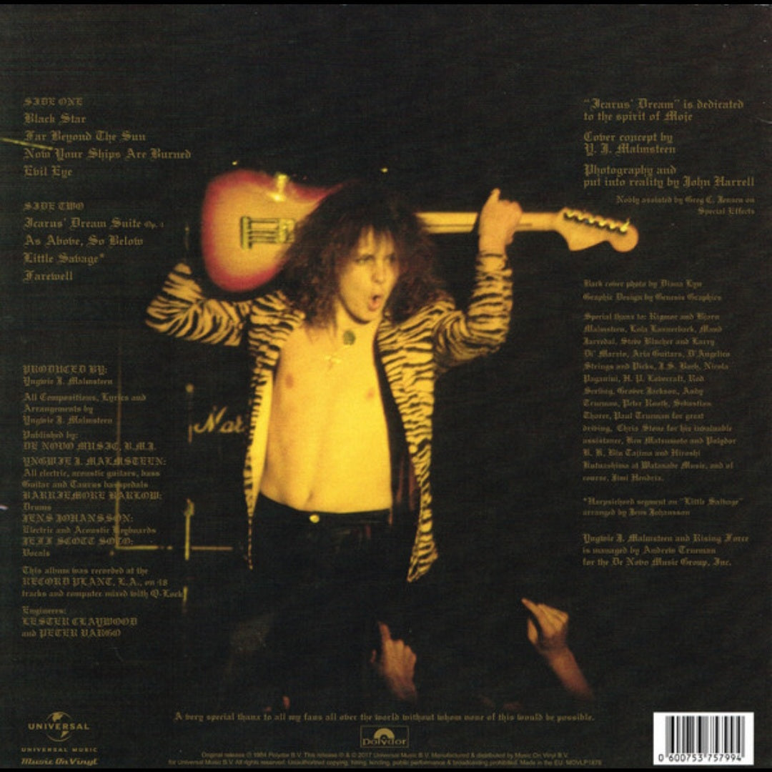 YNGWIE J MALMSTEEN : RISING FORCE LP 180G