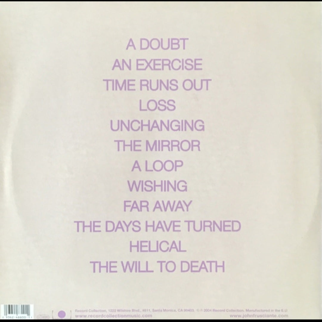 JOHN FRUSCIANTE : THE WILL TO DEATH LP 180G