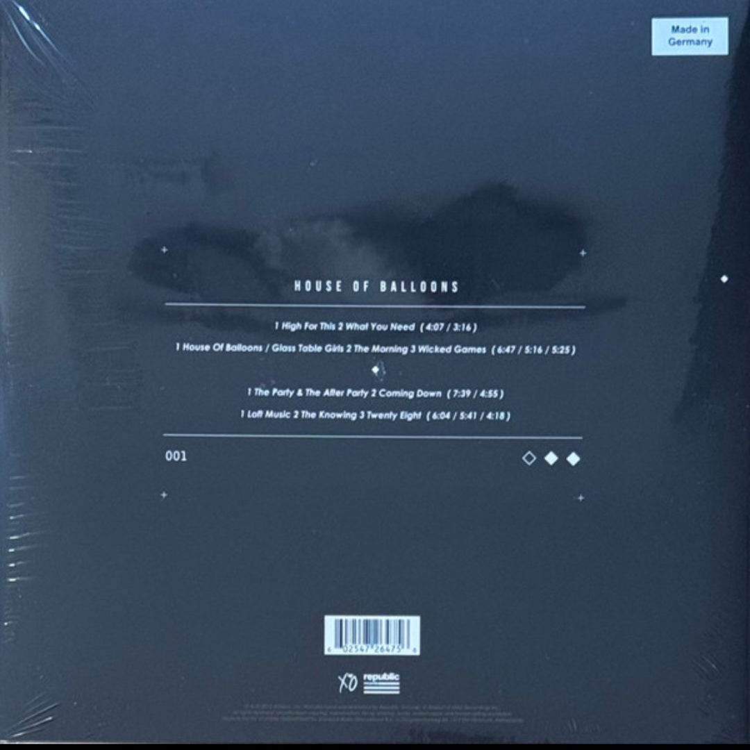THE WEEKND : HOUSE OF BALOONS 2LP 180G