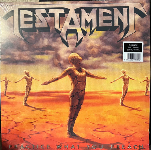 TESTAMENT : PRACTICE WHAT YOU PREACH LTD LP 180G ORANGE BONE VINYL