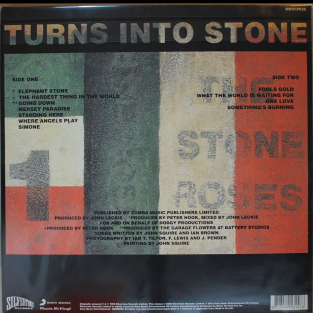 THE STONE ROSES : TURNS INTO STONE LP 180G