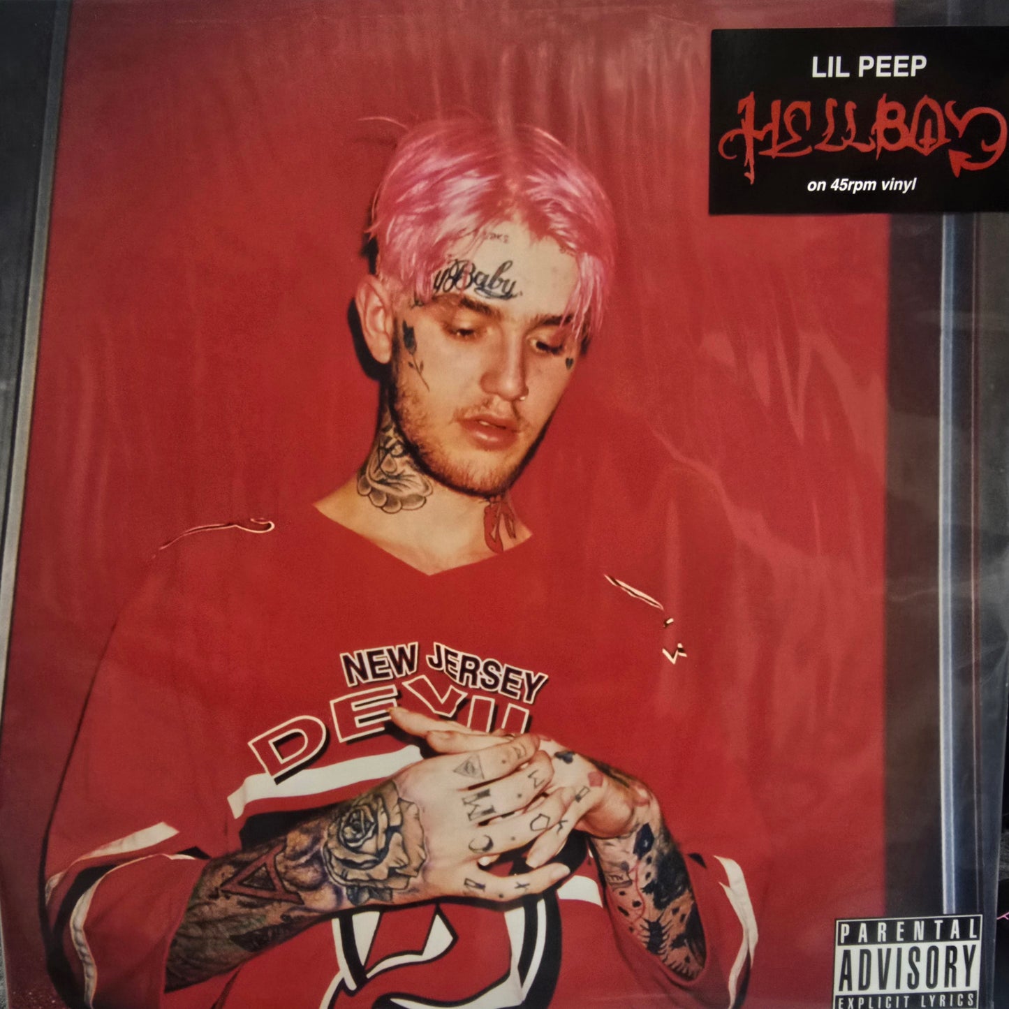 LIL PEEP : HELLBOY LTD 2LP 180G FIRE RED FLAMES VINYL
