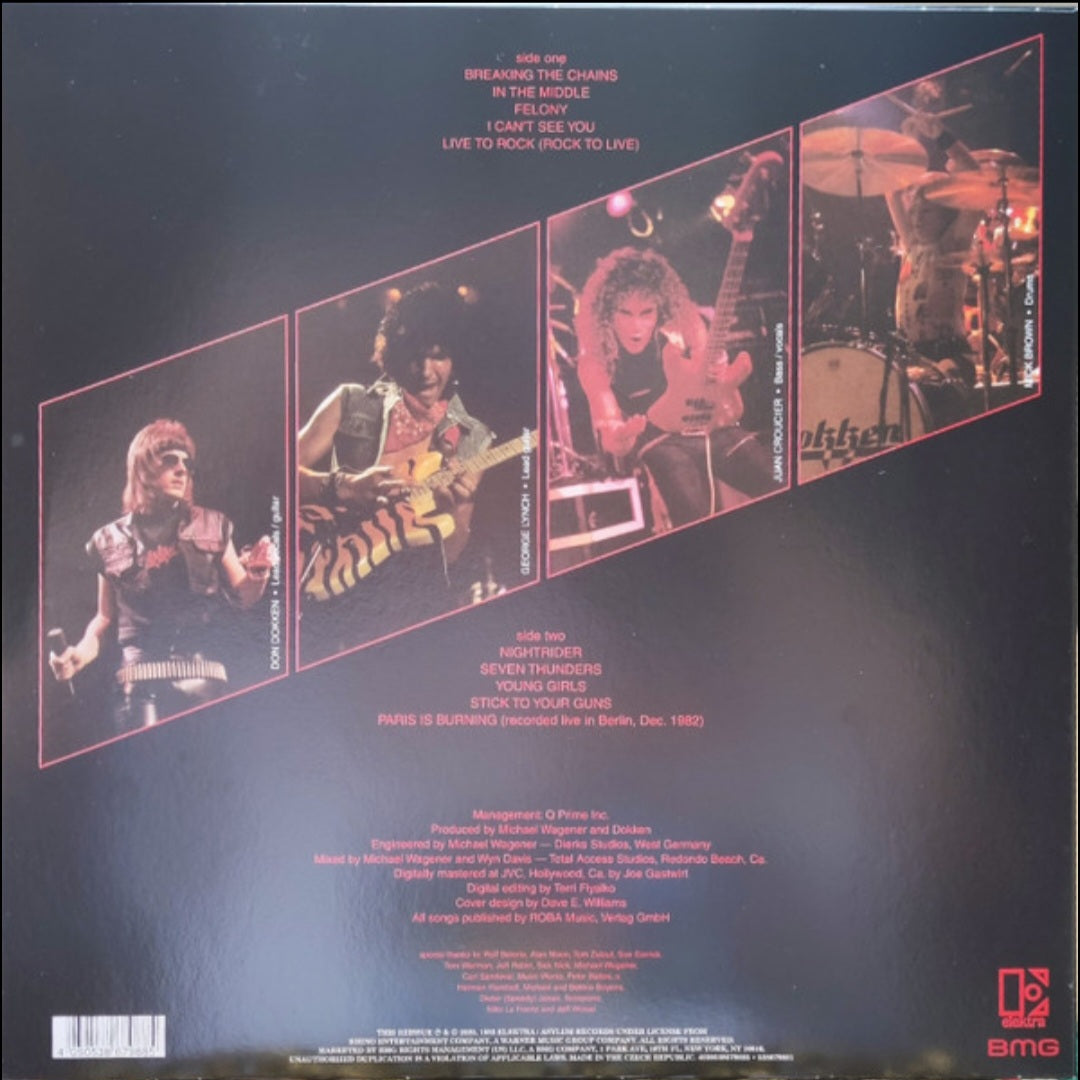 DOKKEN : BREAKING THE CHAINS LTD LP 180G RED VINYL