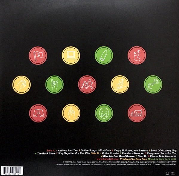 BLINK 182 : TAKE OFF YOUR PANTS AND JACKET LP 180G