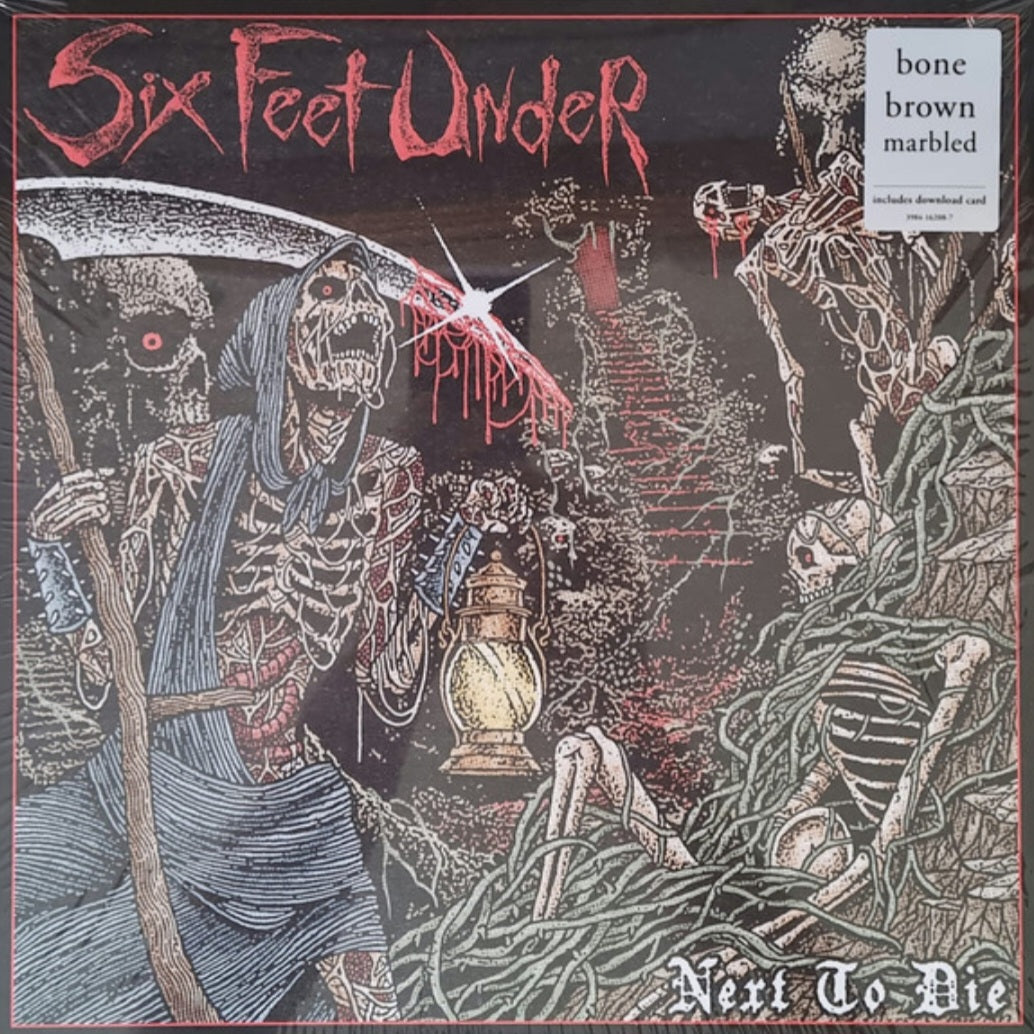 SIX FEET UNDER : NEXT TO DIE LTD LP 180G BONE & BROWN MARBLED VINYL
