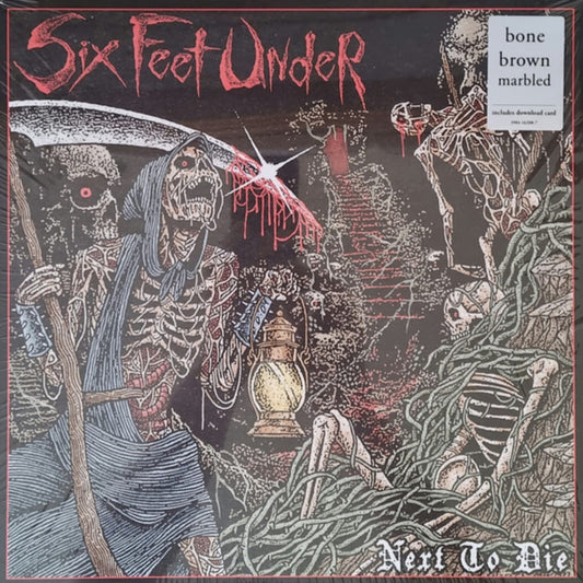 SIX FEET UNDER : NEXT TO DIE LTD LP 180G BONE & BROWN MARBLED VINYL