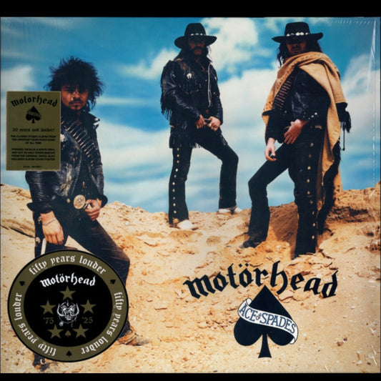 MOTORHEAD : ACE OF SPADES LTD 50TH ANNIVERSARY LP 180G BLUE WHITE MARBLED VINYL