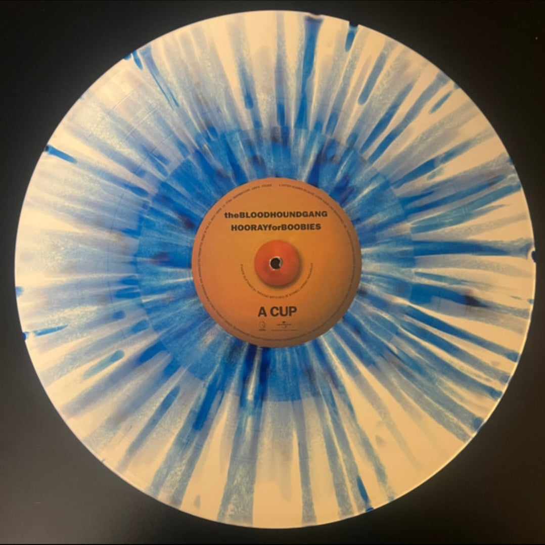 BLOODHOUND GANG : HOORAY FOR BOOBIES LTD 20TH ANNIVERSARY 2LP 180G BLUE YELLOW WHITE SPLATTER VINYL