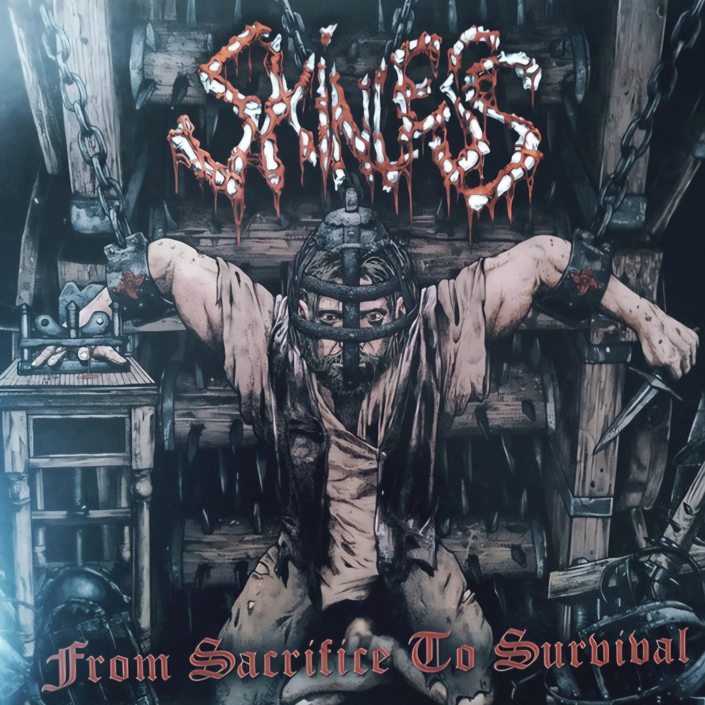 SKINLESS : FROM SACRIFICE TO SURVIVAL LTD LP 180G ORANGE VINYL