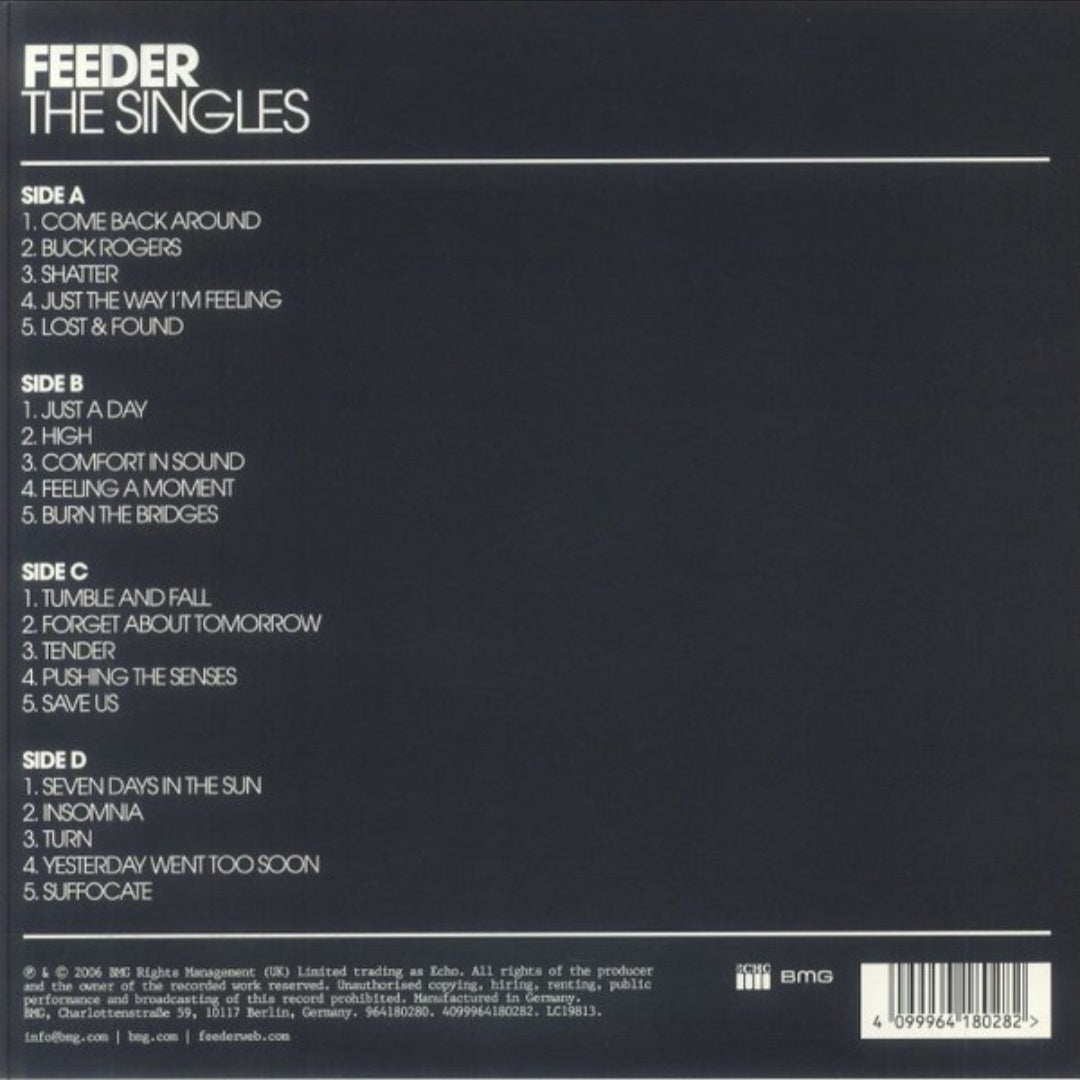 FEEDER : THE SINGLES LTD 2LP 180G TRANSPARENT PINK VINYL