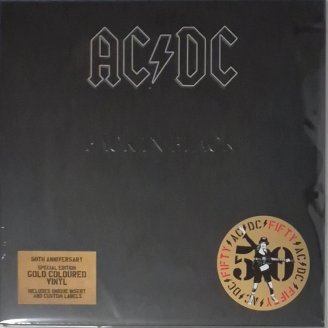 AC/DC : BACK IN BLACK LTD 50TH ANNIVERSARY LP 180G GOLD VINYL