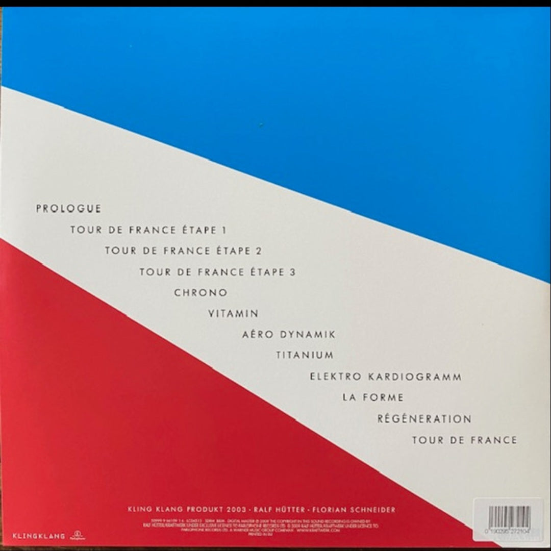 KRAFTWERK : TOUR DE FRANCE LTD 2LP BLUE & RED VINYL
