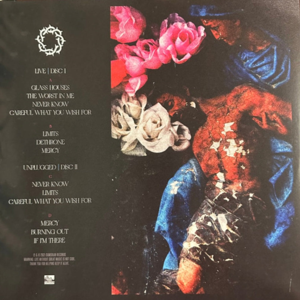 BAD OMENS : LIVE + UNPLUGGED LTD 2LP 180G VIOLET & MINT GALAXY VINYL