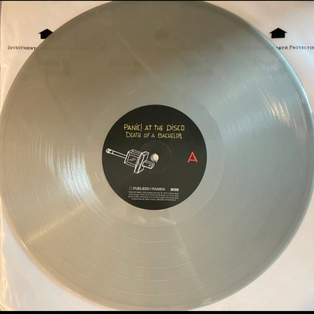 PANIC AT THE DISCO : DEATH OF A BACHELOR LTD LP 180G SILVER VINYL