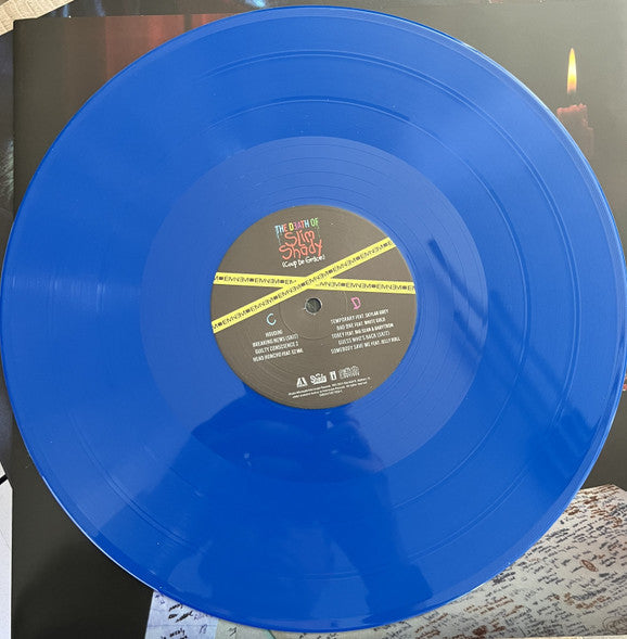 EMINEM : THE DEATH OF SLIM SHADY (COUP DE GRACE) LTD 2LP RED BLUE VINYL