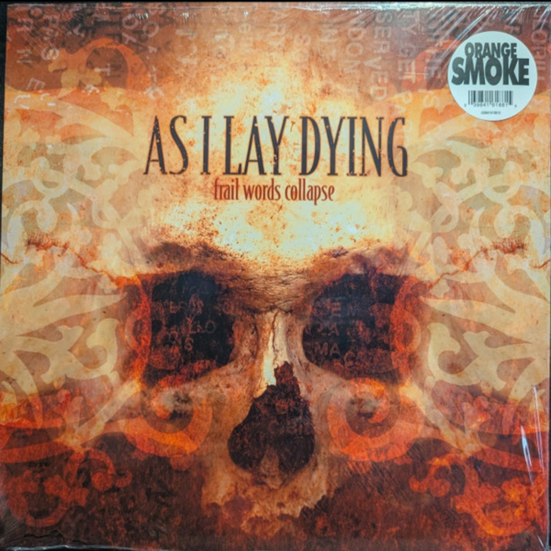 AS I LAY DYING : FRAIL WORDS COLLAPSE LTD LP 180G ORANGE SMOKE VINYL