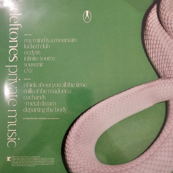DEFTONES : PRIVATE MUSIC LP 180G