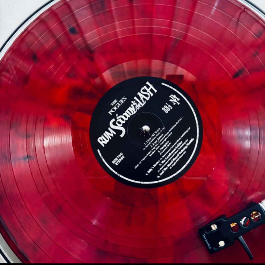 THE POGUES : RUM SODOMY & THE LASH LTD 40TH ANNIVERSARY 2LP 180G RED BLACK MARBLED VINYL