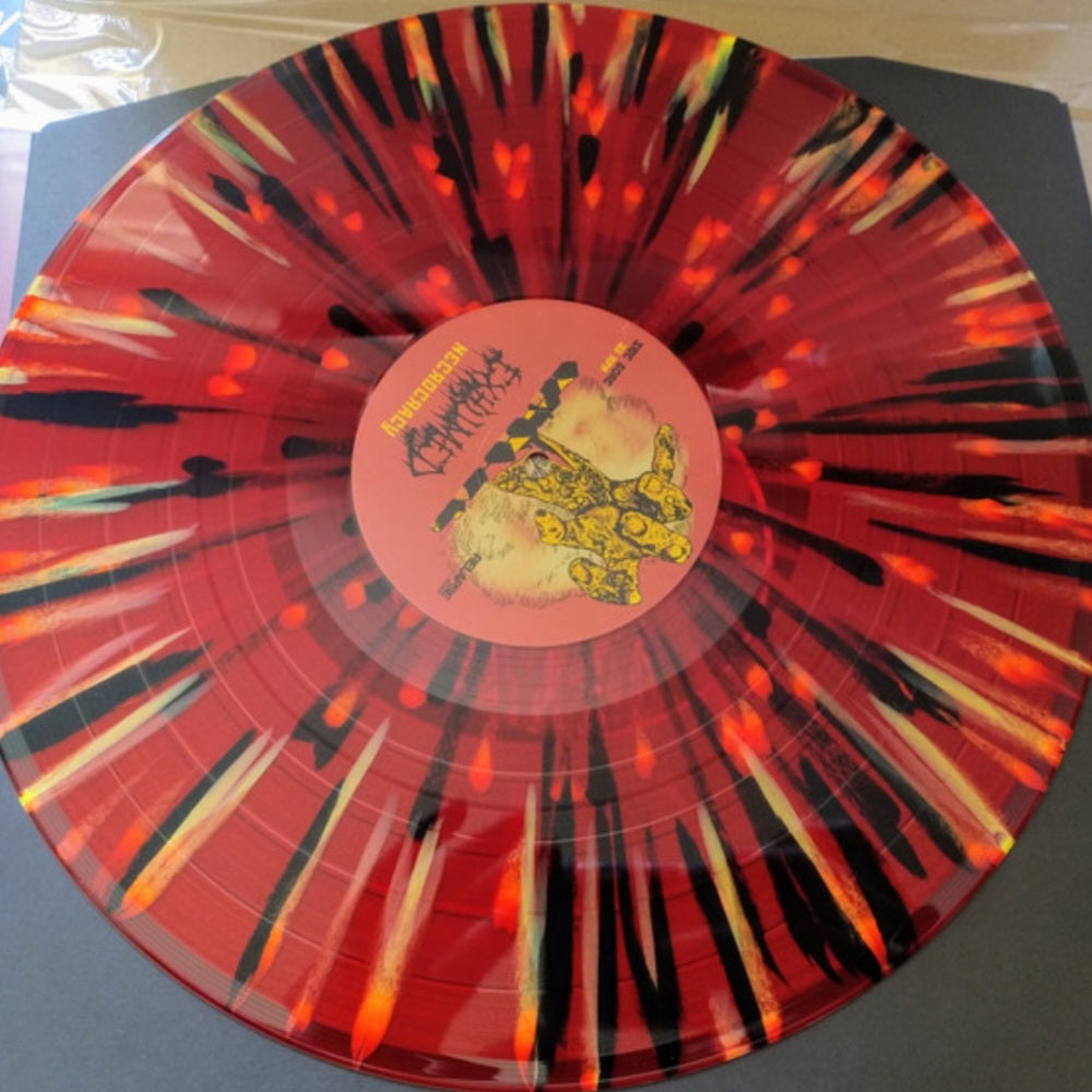 EXHUMED : NECROCRACY LTD LP 180G RED BLACK TAN SPLATTER VINYL