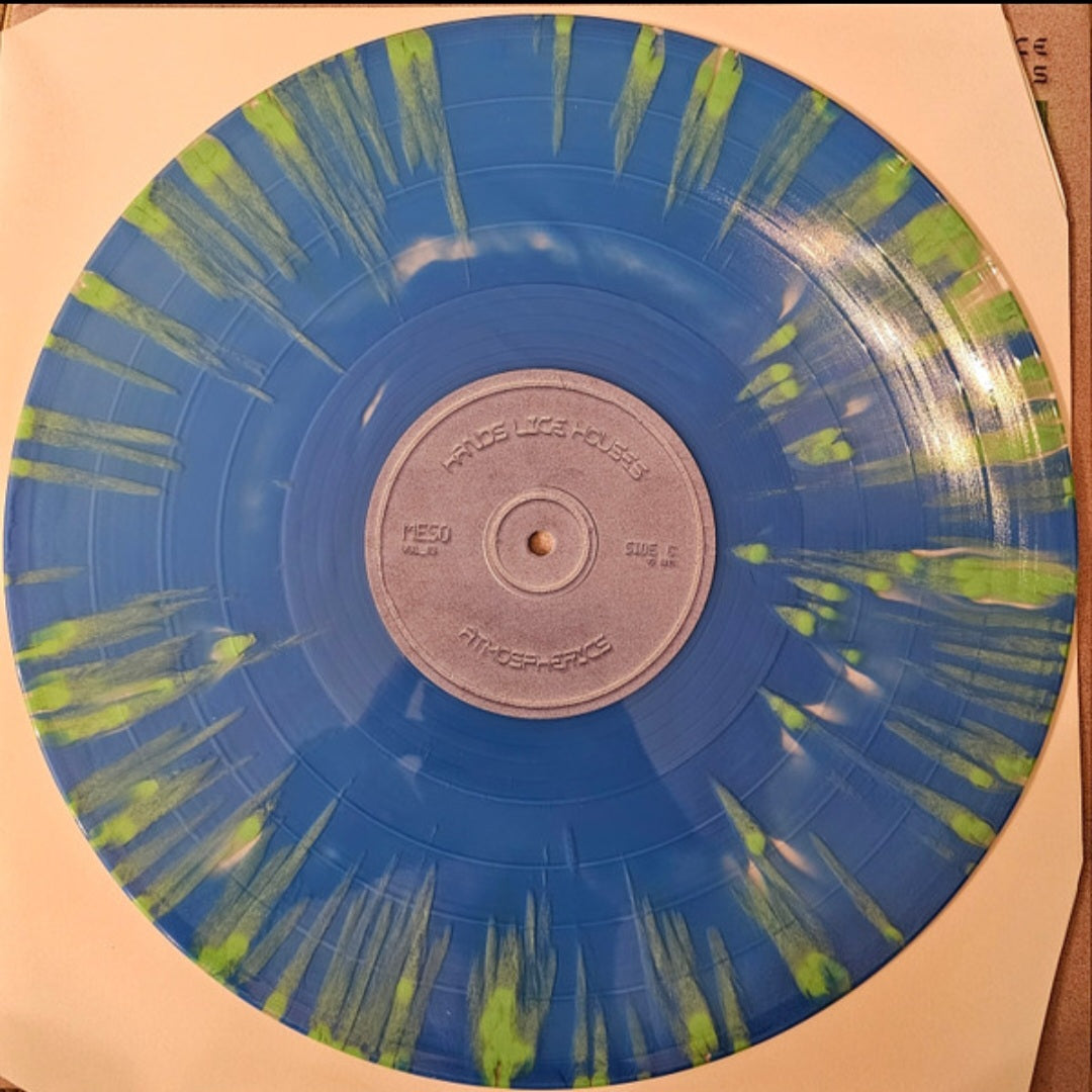 HANDS LIKE HOUSES : ATMOSPHERICS LTD SIGNED 2LP 180G BLUE YELLOW / CLEAR YELLOW SPLATTER VINYL