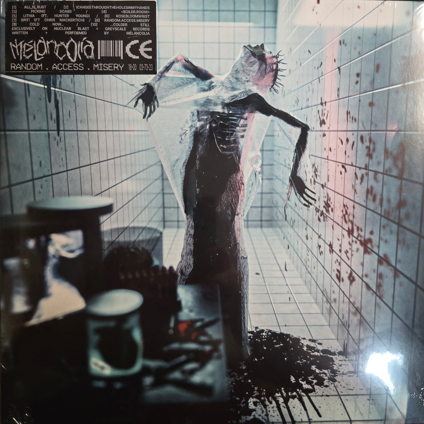 MELANCOLIA : RANDOM ACCESS MISERY LTD LP 180G BLUE RIPPLE VINYL