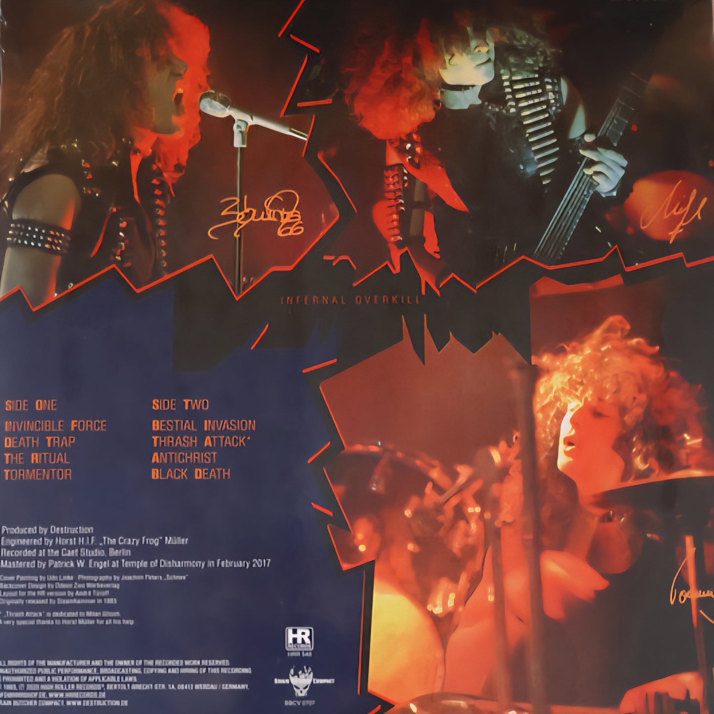 DESTRUCTION : INFERNAL OVERKILL LP 180G