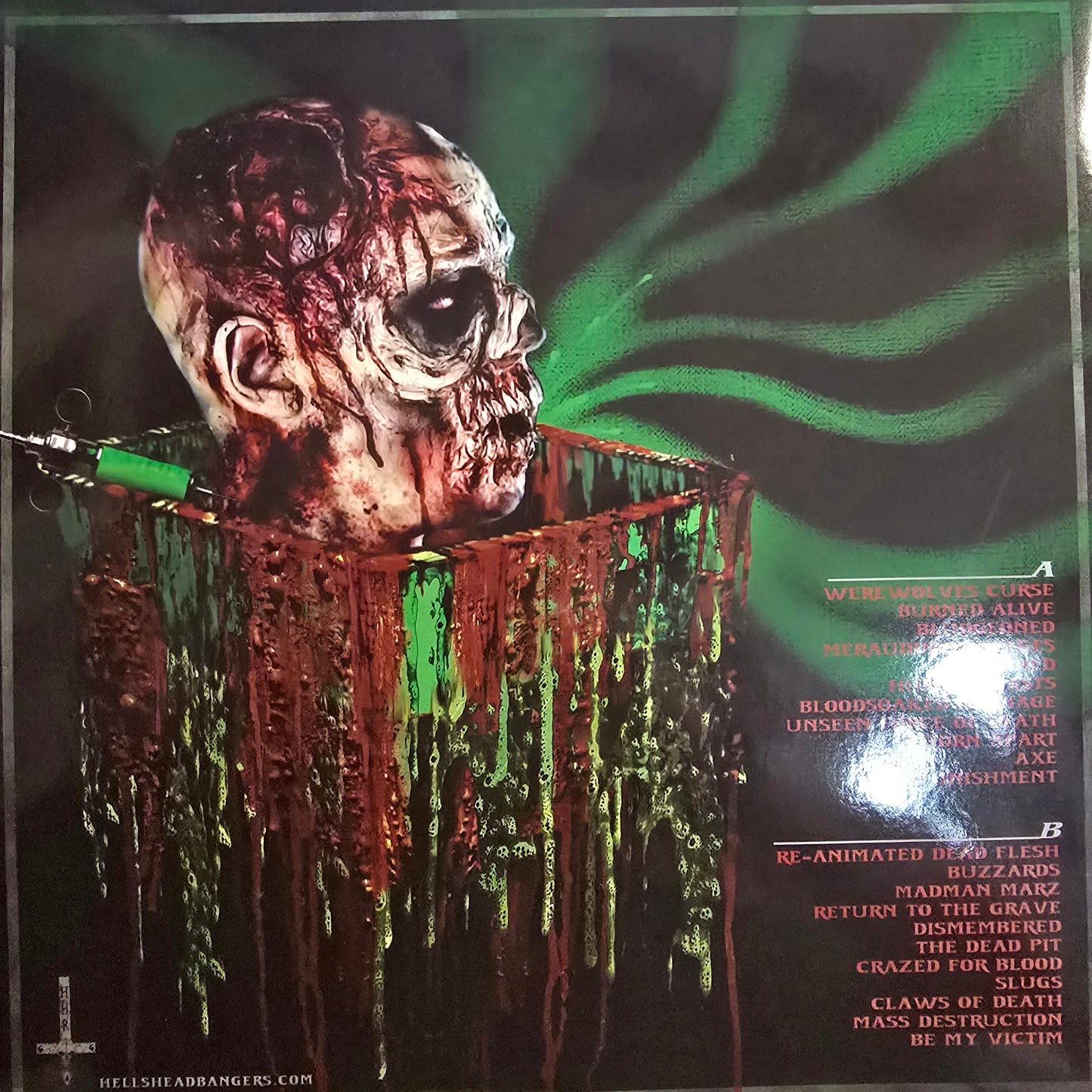 MORTICIAN : RE ANIMATED DEAD FLESH LTD LP 180G RED GREEN VINYL