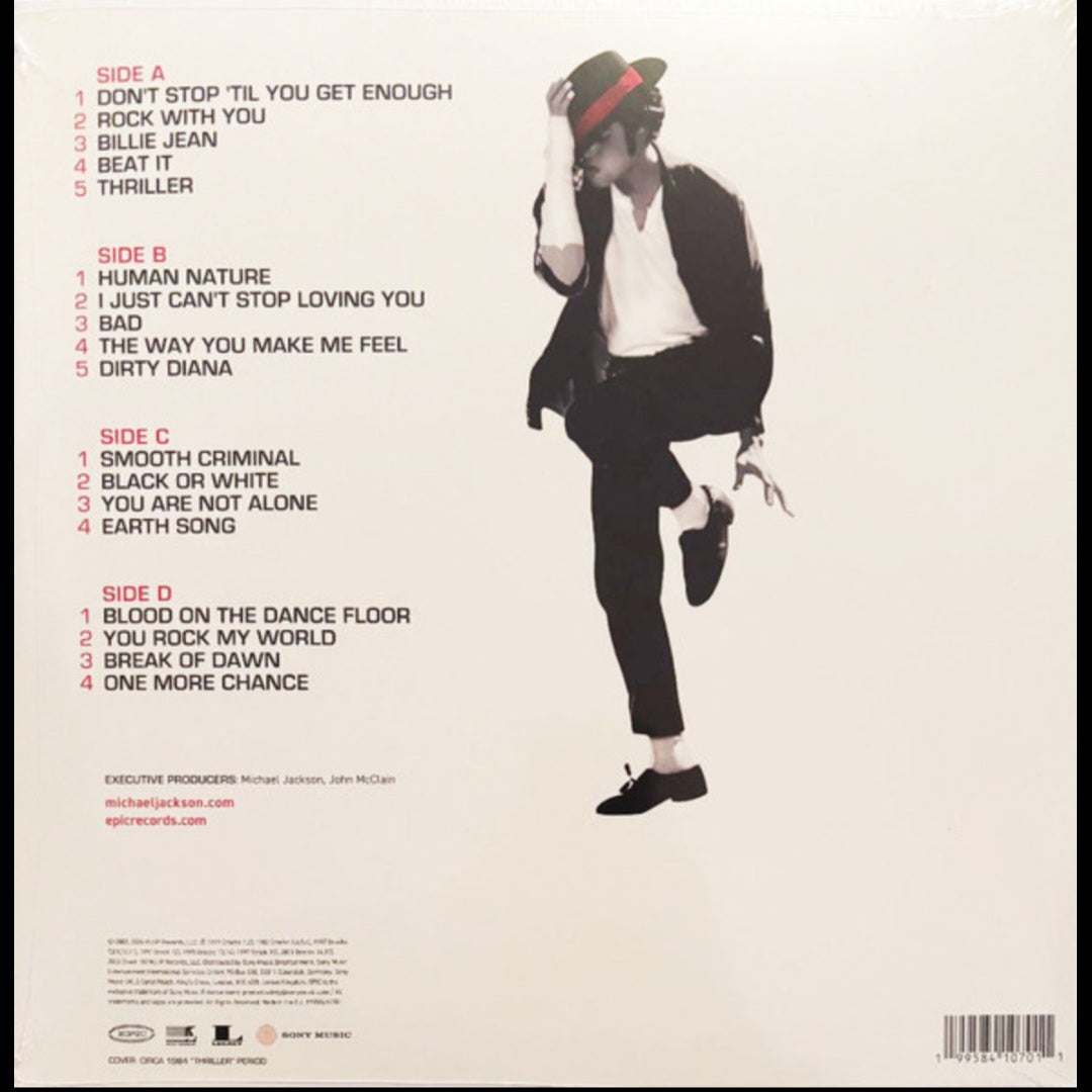 MICHAEL JACKSON : NUMBER ONES LTD 2LP 180G RED VINYL