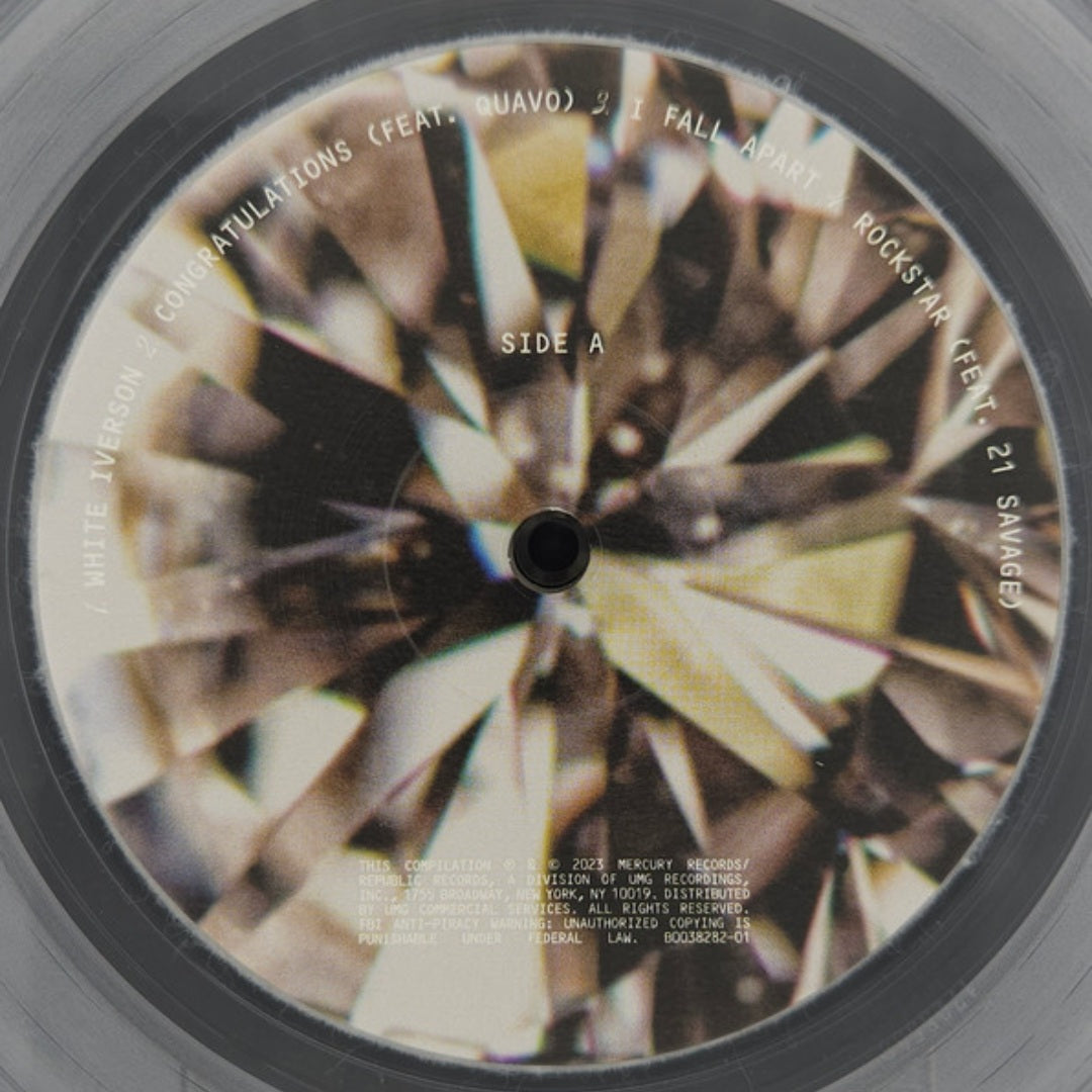 POST MALONE : THE DIAMOND COLLECTION LTD 2LP 180G CLEAR VINYL